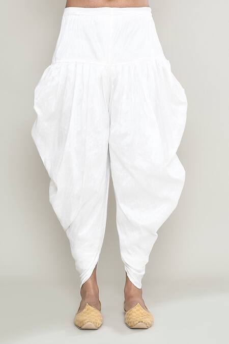 Arihant Rai Sinha_Gold Brocade, Silk Embroidery Woven Leaf Petal Motif Kurta Set_at_Aza_Fashions