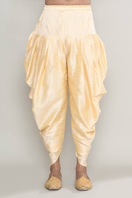 Arihant Rai Sinha_Pink Kurta Brocade, Patiala Pant Art Silk Floral Woven Motif With _Online_at_Aza_Fashions