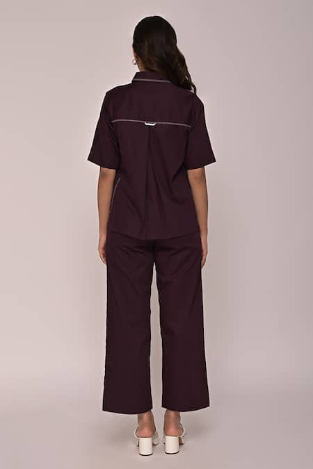 Escape By Aishwarya Boxy Layered Shirt With Pant 