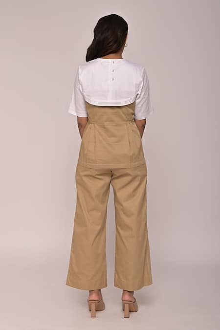 Escape By Aishwarya Two Tone Color Blocked Top 