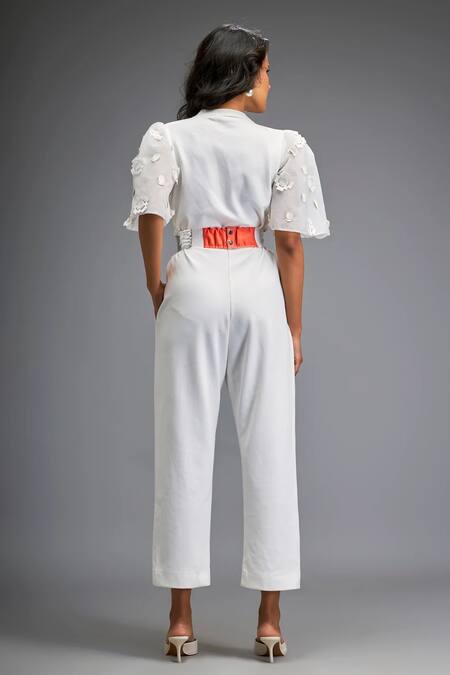 Deepika Arora Applique Placement Embroidered Jumpsuit 