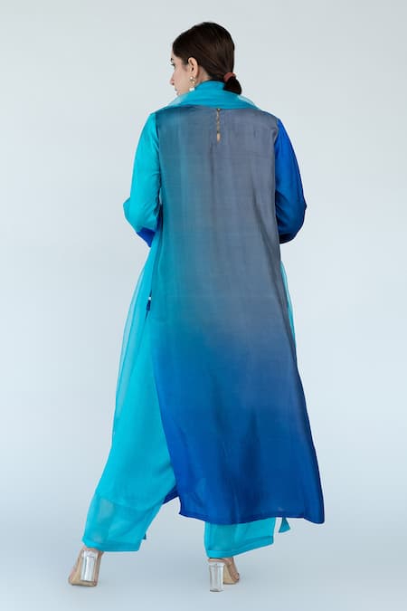 Meghna Panchmatia Ombre Straight Kurta Set 