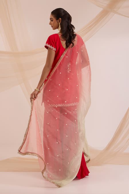 Nitisha Kashyap Official Resham Embroidered Kurta Gharara Set 