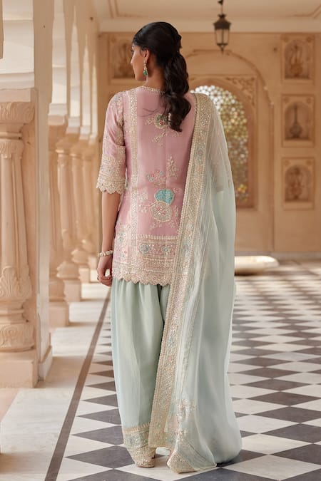Osaa By Adarsh Zardozi Embroidered Kurta Salwar Set 