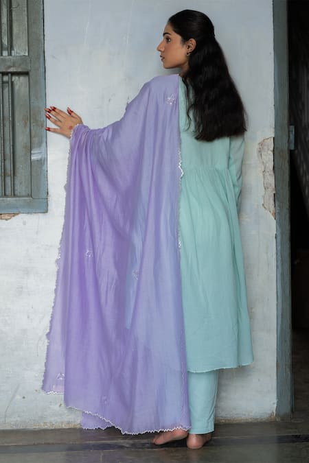 Tilsim By Sagarika Mehrotra Naitee Star Bloom Embroidered Anarkali Set 