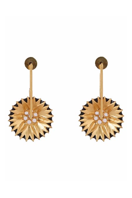 Trupti Mohta Beguiling Petal Blossom Drop Earrings 
