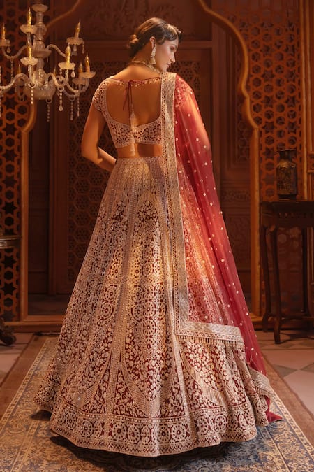 Maisolos Bahara Embroidered Bridal Lehenga Set 