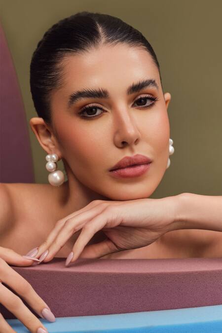 Shop Anaash White Pearl Berry Drop Studs Shop_Anaash_White Pearl Berry Drop Studs