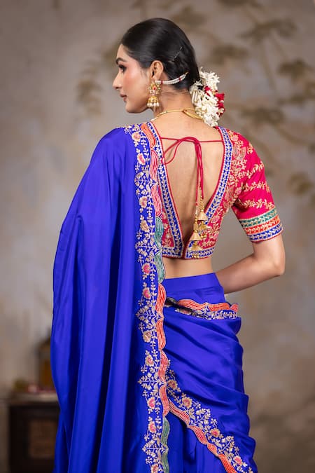 Nidhi Kejriwal Bahar Embroidered Border Lehenga Set 
