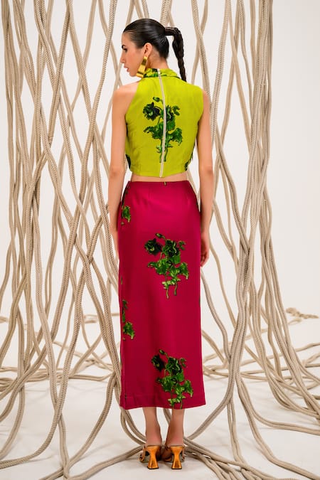 The Dramebaaz CO Lush Cowl Neck Bustier 