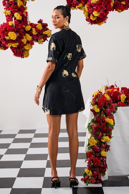 The Dramebaaz CO Vintage Drift Floral Print Dress 