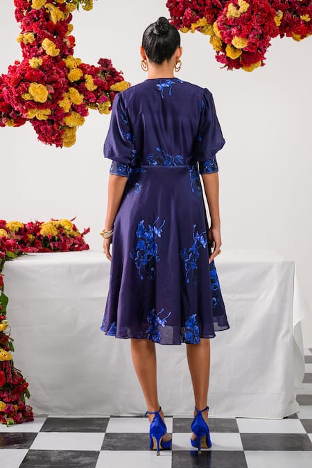 The Dramebaaz CO Admiral 3D Floral Print Sundress 