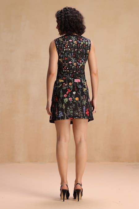 Payal Jain Botanic Patterned Wrap Skirt 