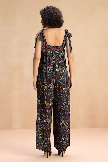 Payal Jain Bithy Floral Print Jumpsuit 