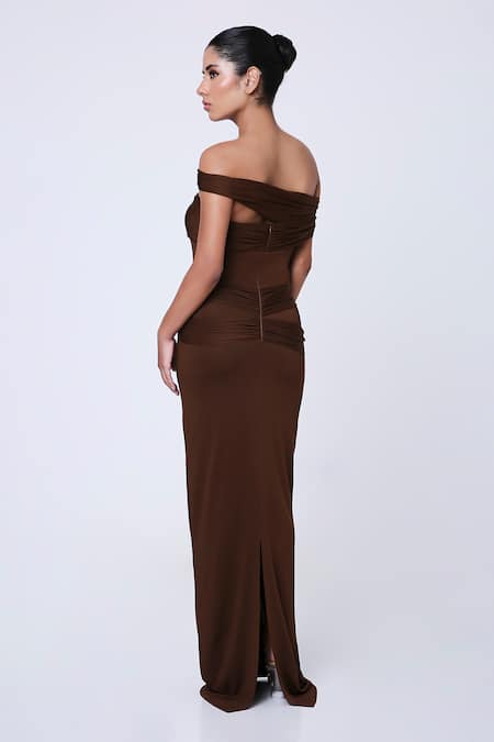 Antithesis India Amie Twisted Draped Waist Dress 