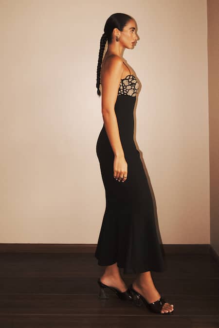 Antithesis India Paula Checkered Woven Dress 