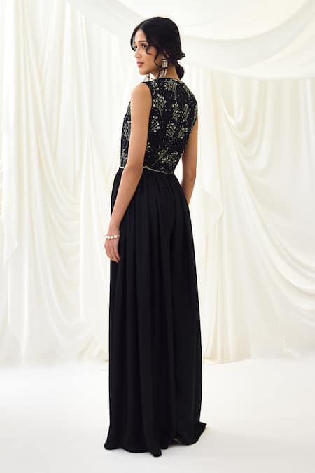 Lavanya Ahuja Embroidered Flared Jumpsuit 