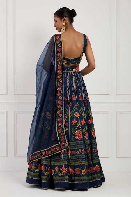 Neha Khullar Floral Print Lehenga Set 