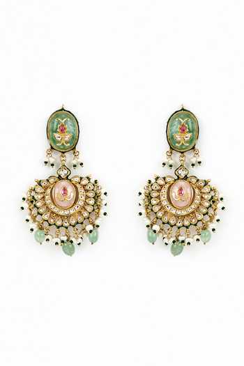 Buy Vivinia By Vidhi Mehra Gold Plated Beads Kundan And Embellished Long Necklace Set Online at Aza Fashions Buy_Vivinia By Vidhi Mehra_Gold Plated Beads Kundan And Embellished Long Necklace Set _Online_at_Aza_Fashions
