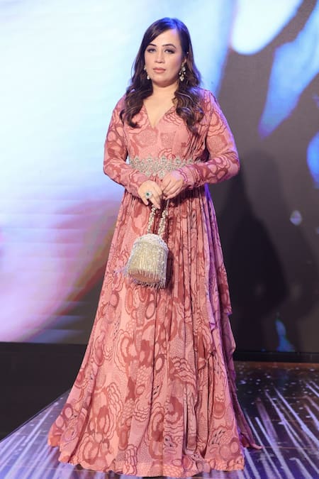 Shop_House Of Kosha_Silver Embroidery, Beads Ella Floral Embellished Potli Bag _Online_at_Aza_Fashions