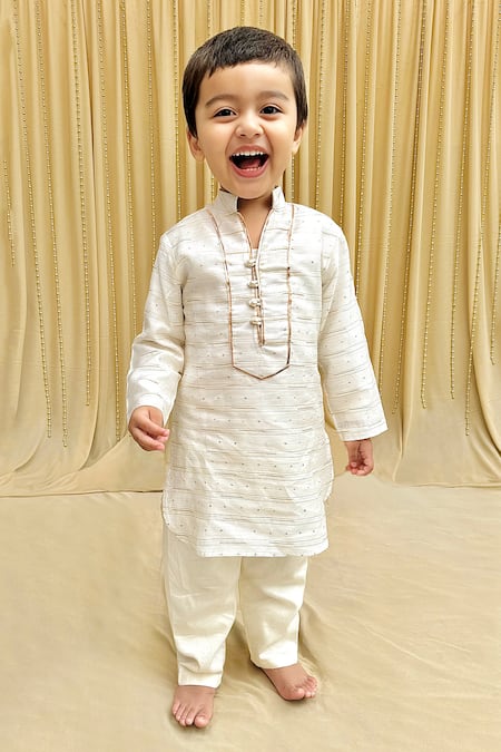 Byb Premium Gota Sequin Stripe Kurta Set 