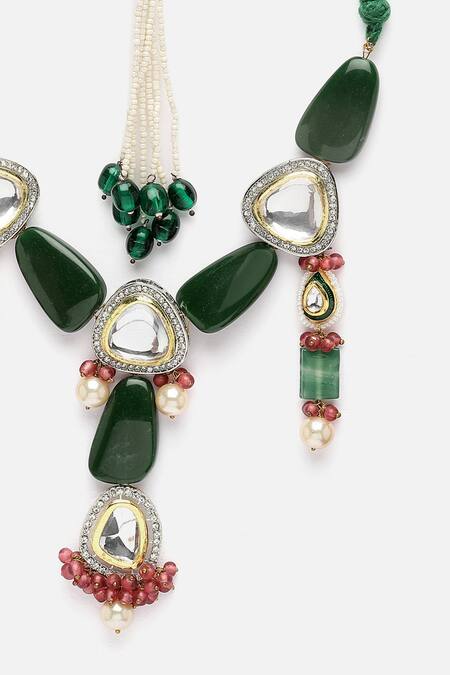 Buy Dugran By Dugristyle Gold Plated Kundan Geometric Choker Online at Aza Fashions Buy_Dugran By Dugristyle_Gold Plated Kundan Geometric Choker _Online_at_Aza_Fashions