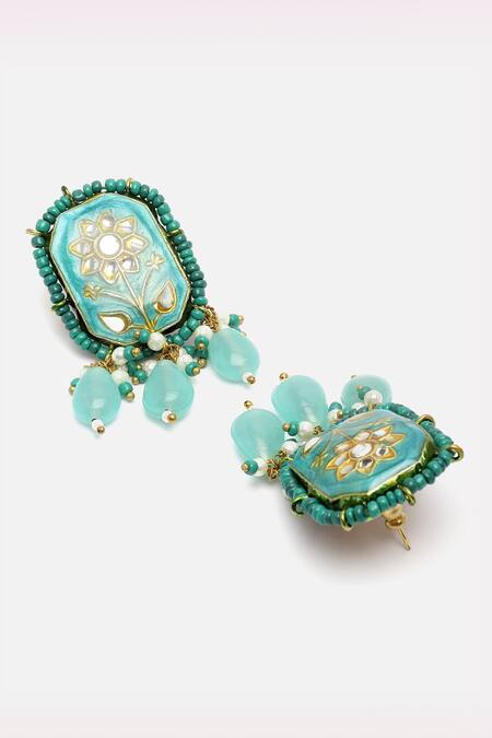 Buy Dugran By Dugristyle Gold Plated Pearls, Stones Peacock Pendant Necklace Set Online at Aza Fashions Buy_Dugran By Dugristyle_Gold Plated Pearls, Stones Peacock Pendant Necklace Set _Online_at_Aza_Fashions