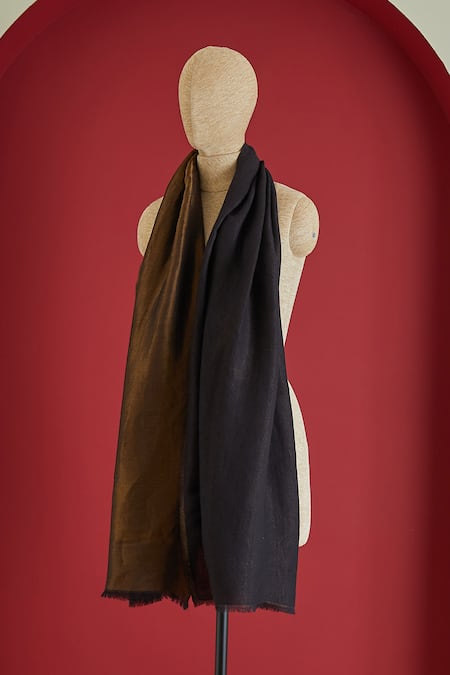 SHAZA Colorblock Wool Stole 