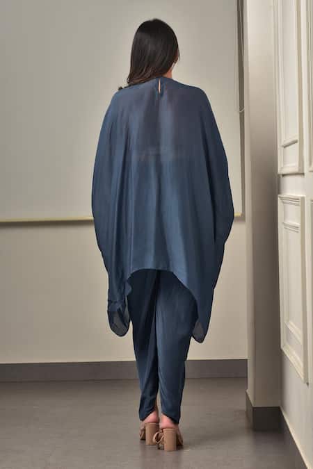 Sunita Bhandari Embroidered Kaftan & Dhoti Pant Set 