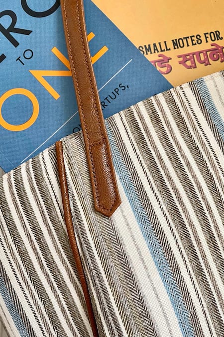 Shop_Amyra_Multi Color Multicolored Striped Tote Bag _Online_at_Aza_Fashions