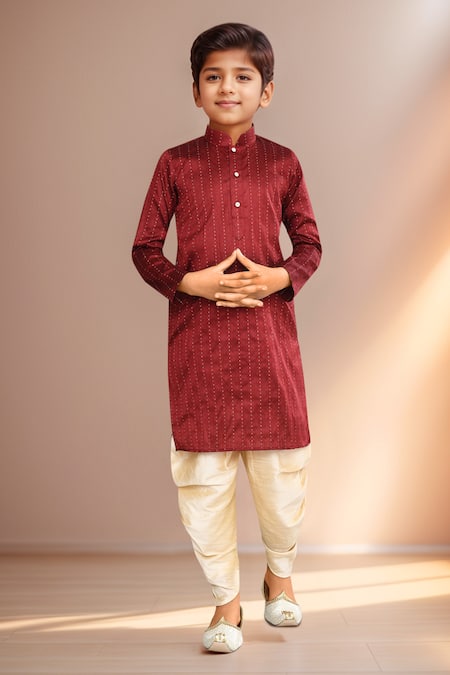 Arihant Rai Sinha Brocade Woven Kurta & Patiala Pant Set 