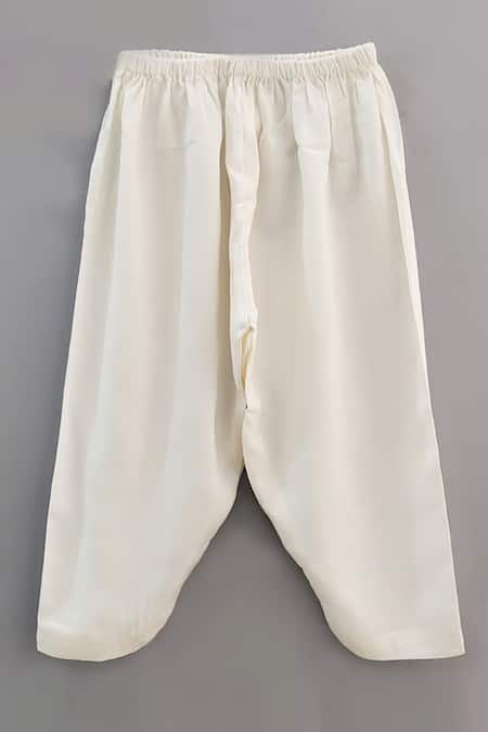 Little Brats Off White Cotton, Silk Embroidery Holi Kurta Set Online at Aza Fashions Little Brats_Off White Cotton, Silk Embroidery Holi Kurta Set _Online_at_Aza_Fashions