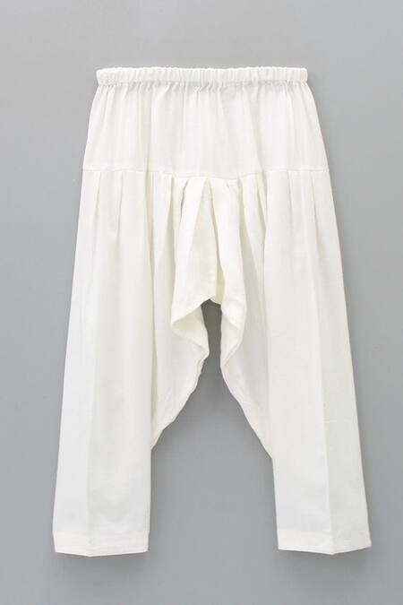 Little Brats Off White Cotton Embroidery Holi Kurta Set Online at Aza Fashions Little Brats_Off White Cotton Embroidery Holi Kurta Set _Online_at_Aza_Fashions