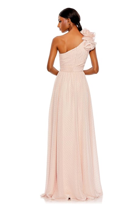 Shop Mac Duggal Pink Polyester One Shoulder Porcelain Gown at Aza Fashions Shop_Mac Duggal_Pink Polyester One Shoulder Porcelain Gown _at_Aza_Fashions