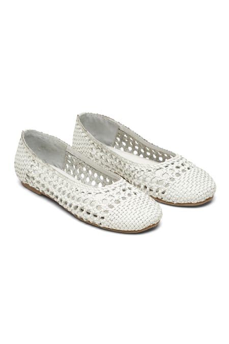 HATS OFF ACCESSORIES Woven Ballerina Flats 