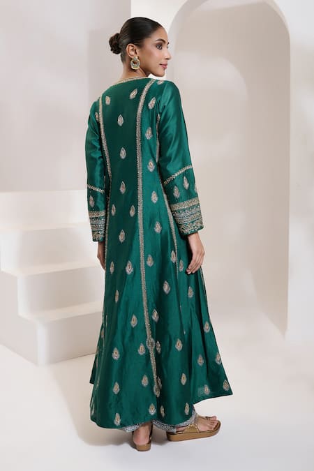 Saahiil Kapoor Paisley Embroidered Anarkali Set 