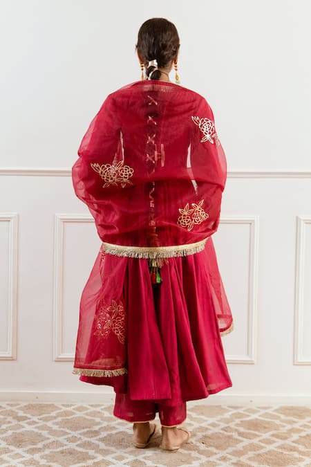 Rivaaj Clothing Zari Embroidered Anarkali Set 