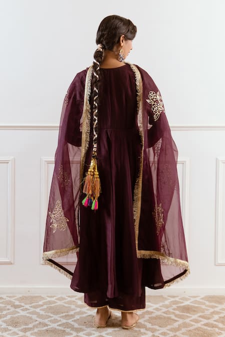 Rivaaj Clothing Gota Patti Embroidered Anarkali Set 