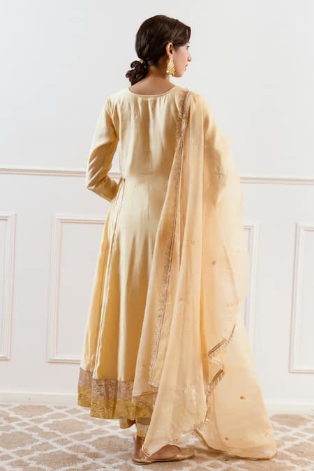 Rivaaj Clothing Gota Patti Embroidered Anarkali Set 