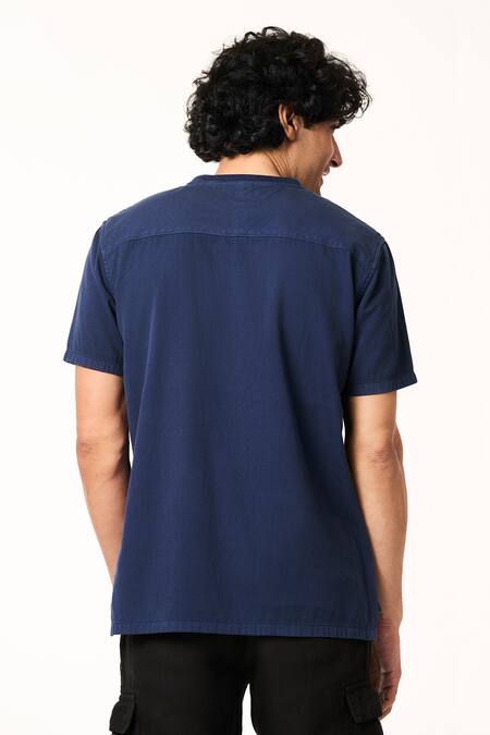 Terra Luna Cotton Asymmetric Hem T-Shirt 