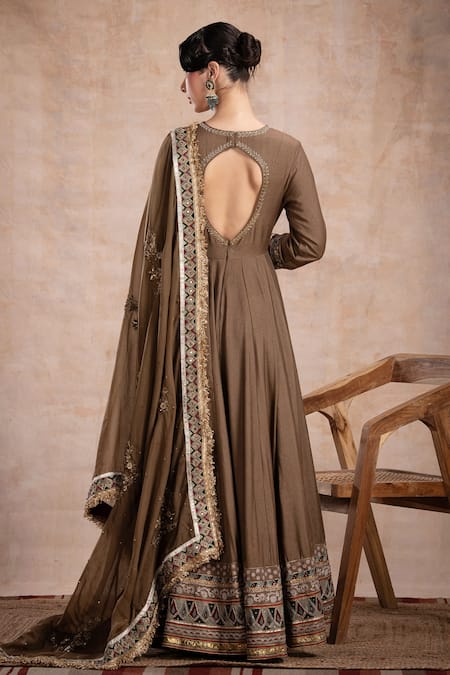 Saahiil Kapoor Thread Embroidered Anarkali Set 