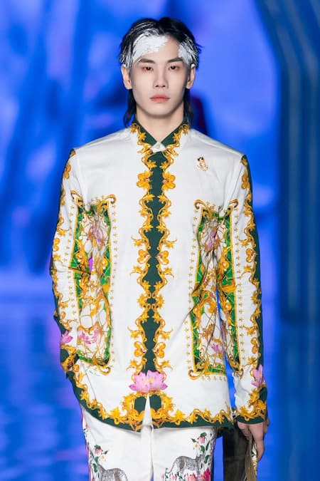 MR. Ajay Kumar Paisley Printed Luxe Cotton Shirt 