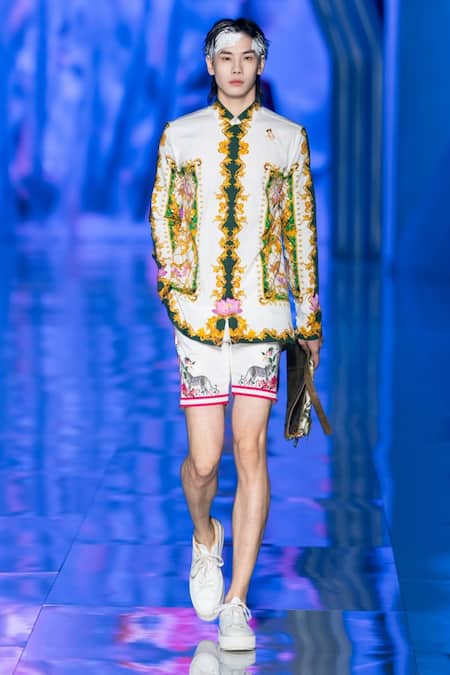 MR. Ajay Kumar Floral Print Casual Shirt 