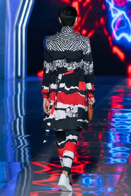 MR. Ajay Kumar Tecton Abstract Printed Pant 