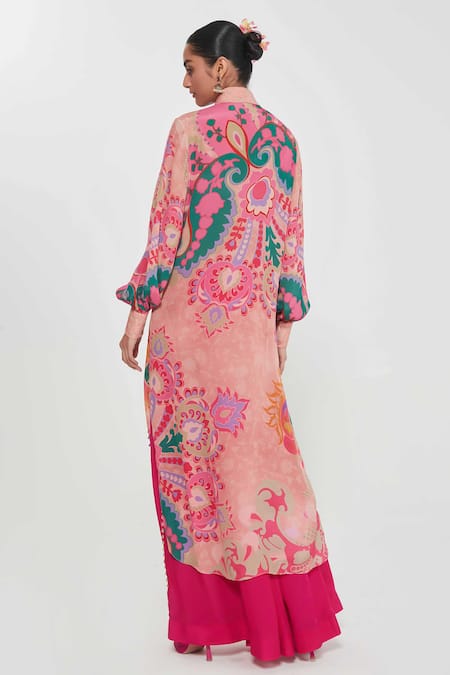 Siddhartha Bansal Paisley Printed Tunic & Palazzo Set 