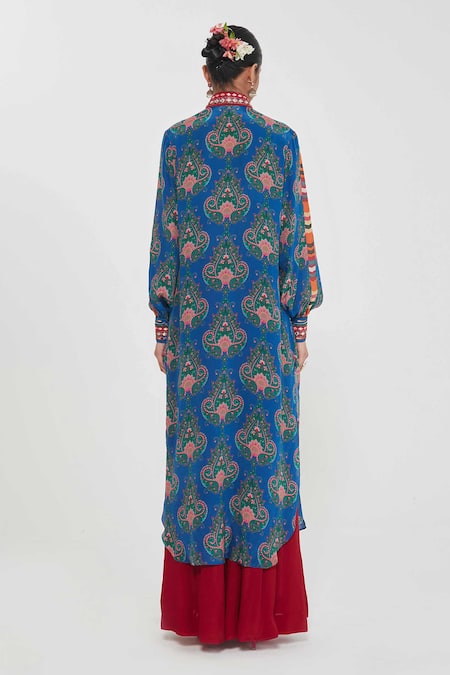 Siddhartha Bansal Paisley Printed Tunic & Palazzo Set 