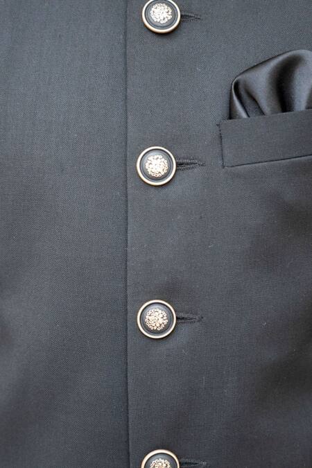 Fayon Kids Black , Satin Solid Sherwani With Salwar Online at Aza Fashions Fayon Kids_Black , Satin Solid Sherwani With Salwar _Online_at_Aza_Fashions