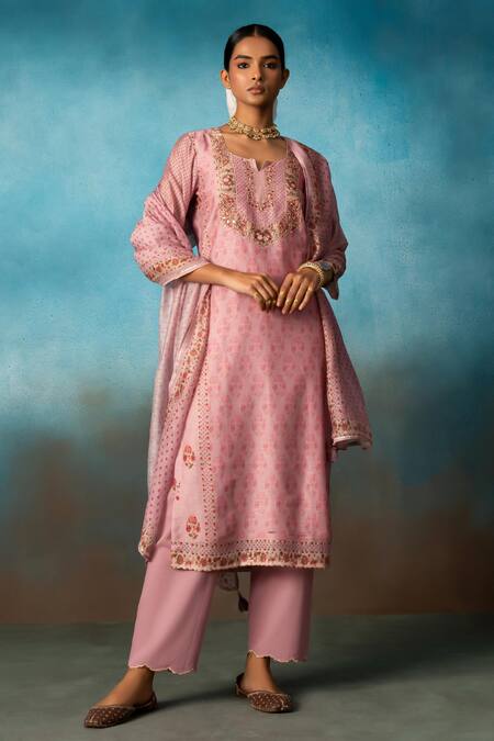 Buy Karaj Jaipur Purple Linen, Cotton Sequins, Embroidery, Tassels Square Neck Kurta Palazzo Set Online at Aza Fashions Buy_Karaj Jaipur_Purple Linen, Cotton Sequins, Embroidery, Tassels Square Neck Kurta Palazzo Set _Online_at_Aza_Fashions