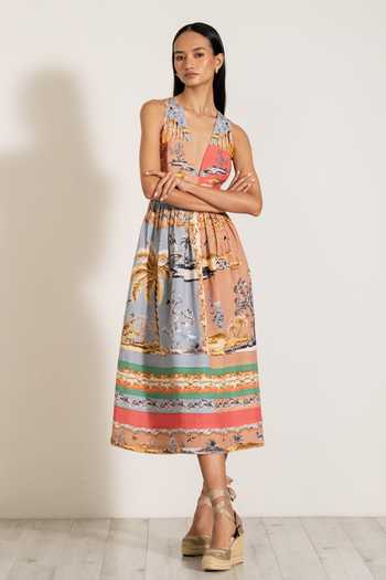 Sand Mul Rib Vena Dress main image 0