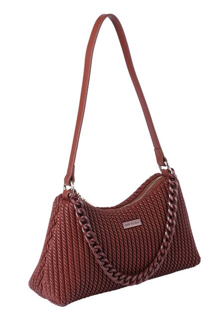 Mir Kash Braided Twist Textured Handbag 